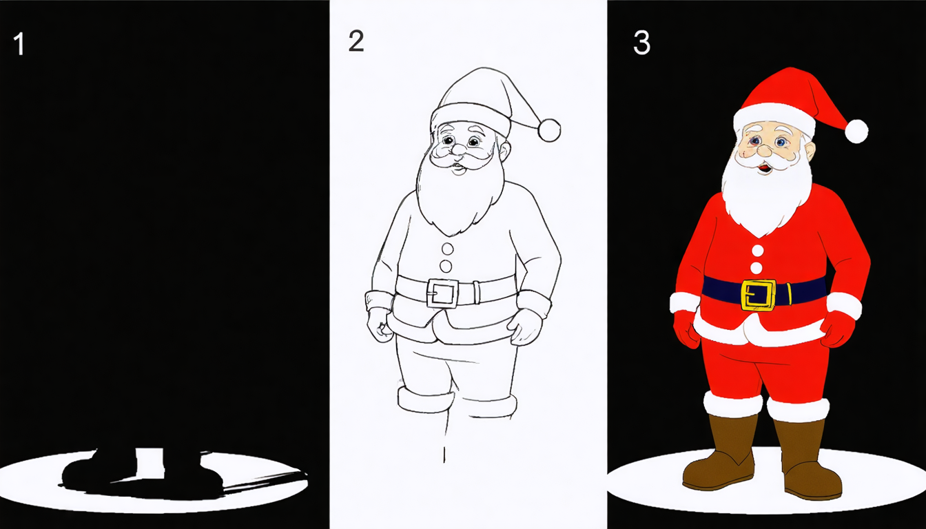 découvrez notre guide pas à pas pour apprendre à dessiner un père noël facilement, idéal pour les débutants qui veulent maîtriser ce dessin festif.
