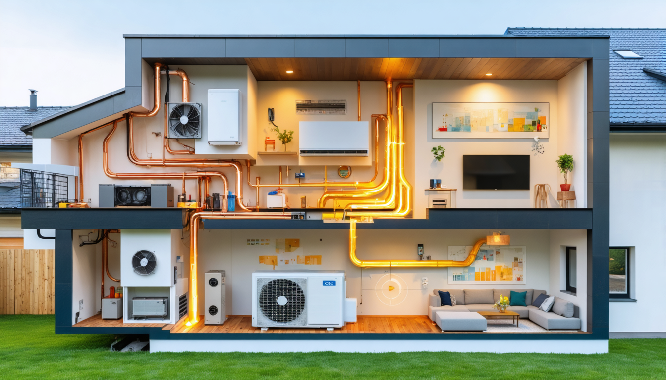 découvrez comment une pompe à chaleur air-air fonctionne pour chauffer votre maison de manière efficace et économique tout en respectant l'environnement.