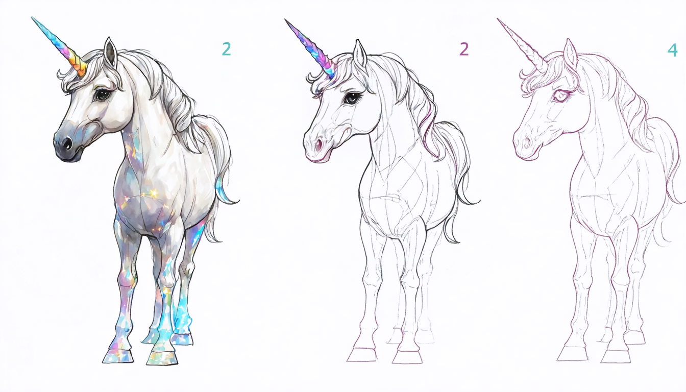 découvrez notre guide illustré pour dessiner une licorne magique facilement. suivez des étapes simples et créatives pour réaliser un dessin enchanteur, parfait pour tous les niveaux.