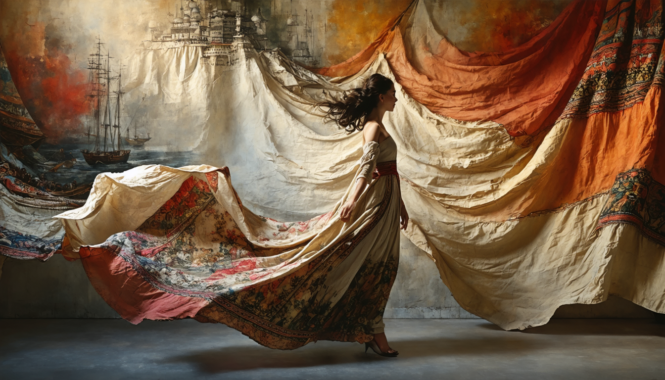 découvrez l'univers d'héloïse delègue, où le textile devient une narration vivante, mêlant art et histoire en mouvement.