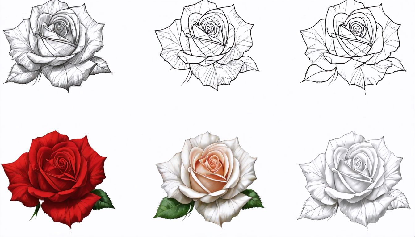 découvrez notre guide complet pour débutants et apprenez à dessiner une rose pas à pas facilement, avec des instructions claires et des astuces pratiques.