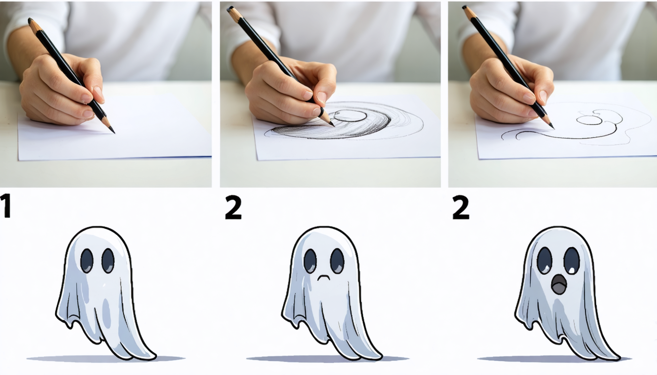 découvrez notre guide rapide pour dessiner des fantômes simplement et en un clin d'œil, idéal pour débutants et amateurs d'art.