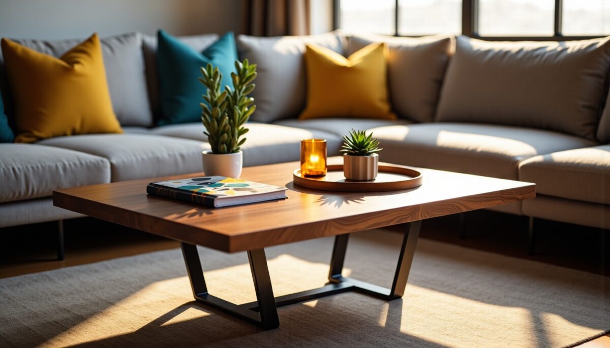 Les styles incontournables de tables basses design à explorer cette saison