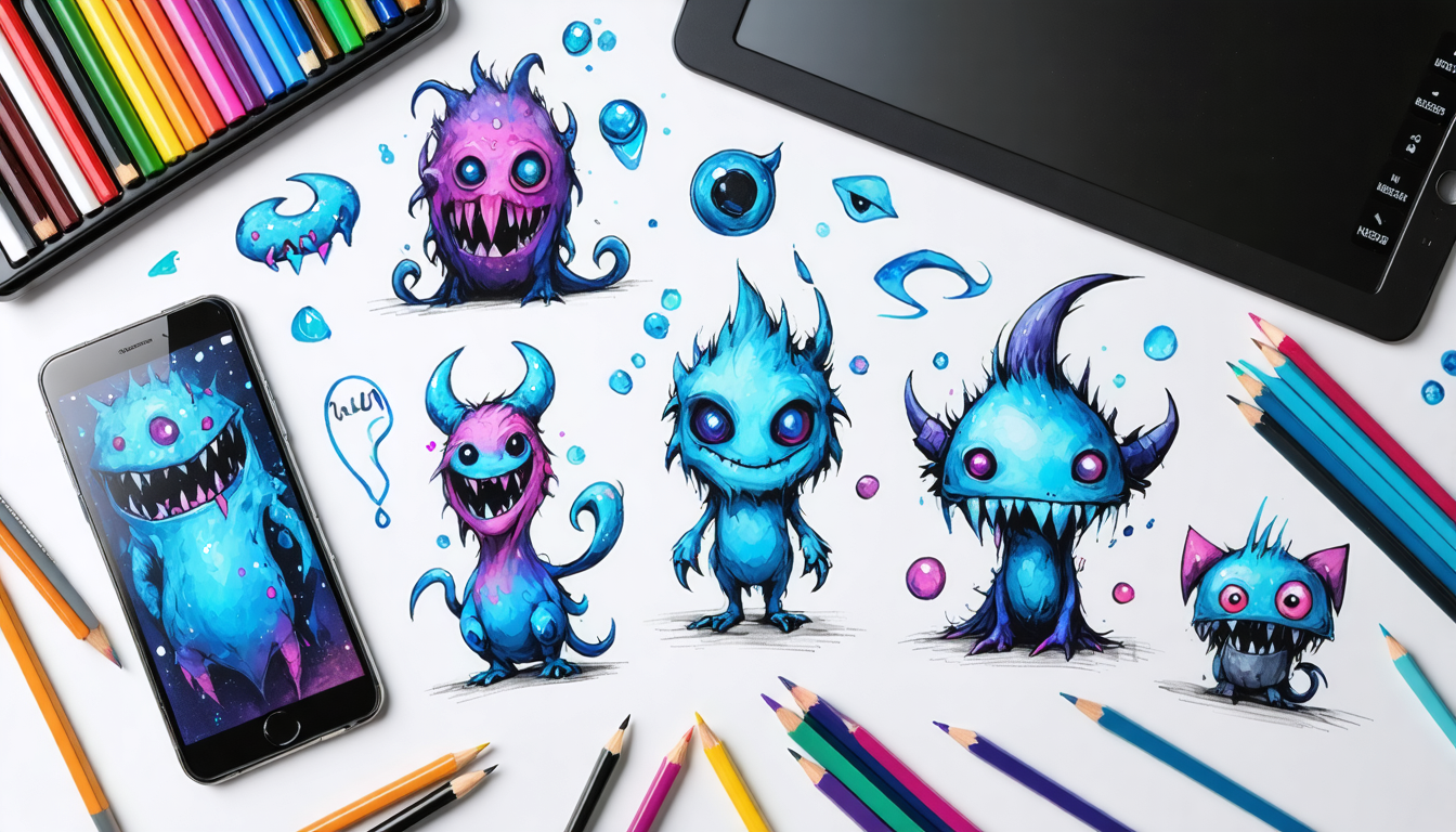 découvrez comment créer des monstres stylés facilement grâce à notre guide simple et accessible, parfait pour débutants et passionnés de dessin.