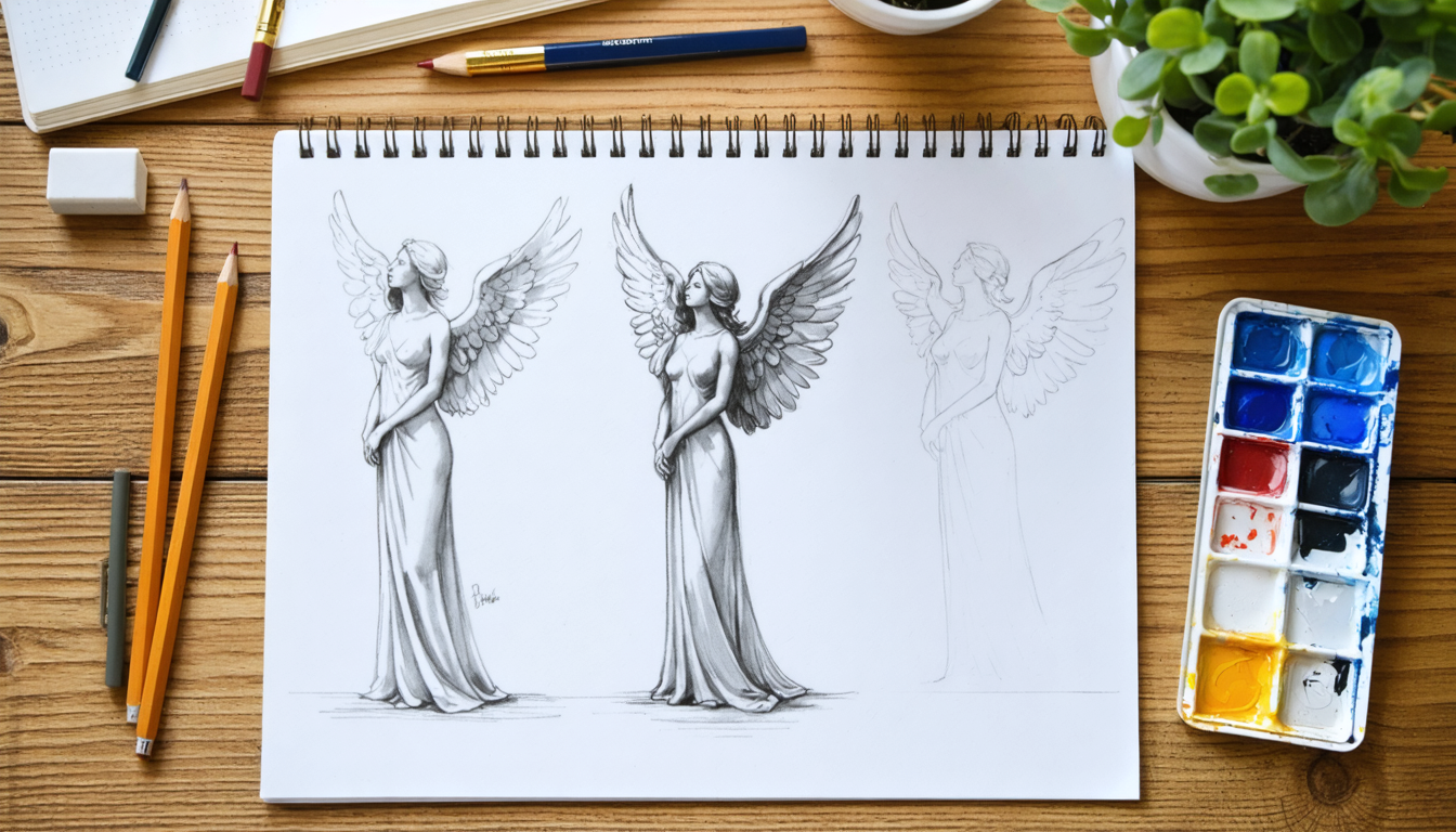découvrez notre guide rapide pour dessiner un ange facilement, alliant simplicité et créativité pour tous les niveaux.