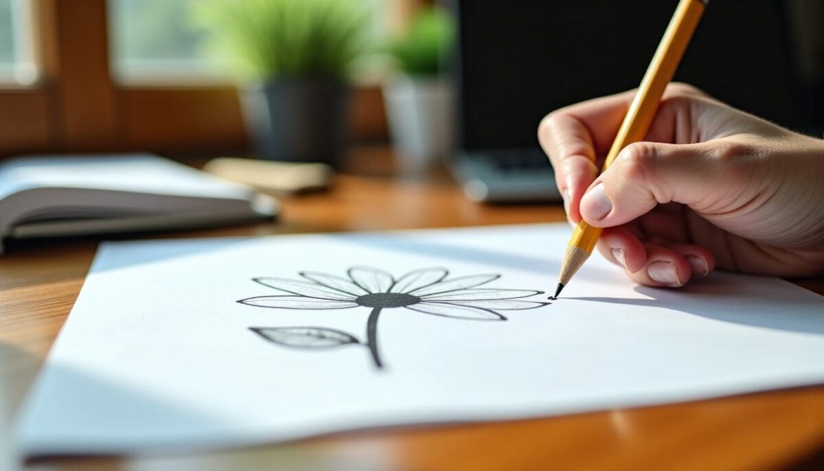 Guide pratique : dessinez une fleur facilement en quelques étapes simples
