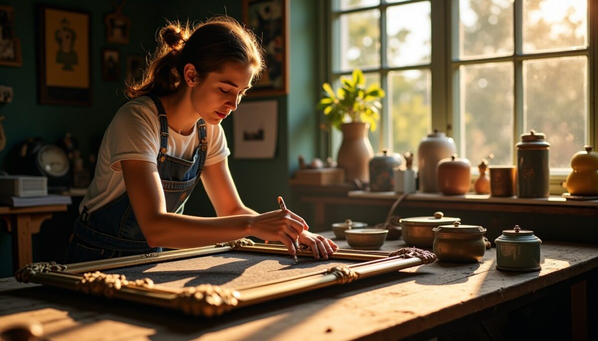 Guide pratique pour nettoyer un cadre de tableau ancien sans l'endommager