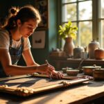 Guide pratique pour nettoyer un cadre de tableau ancien sans l’endommager
