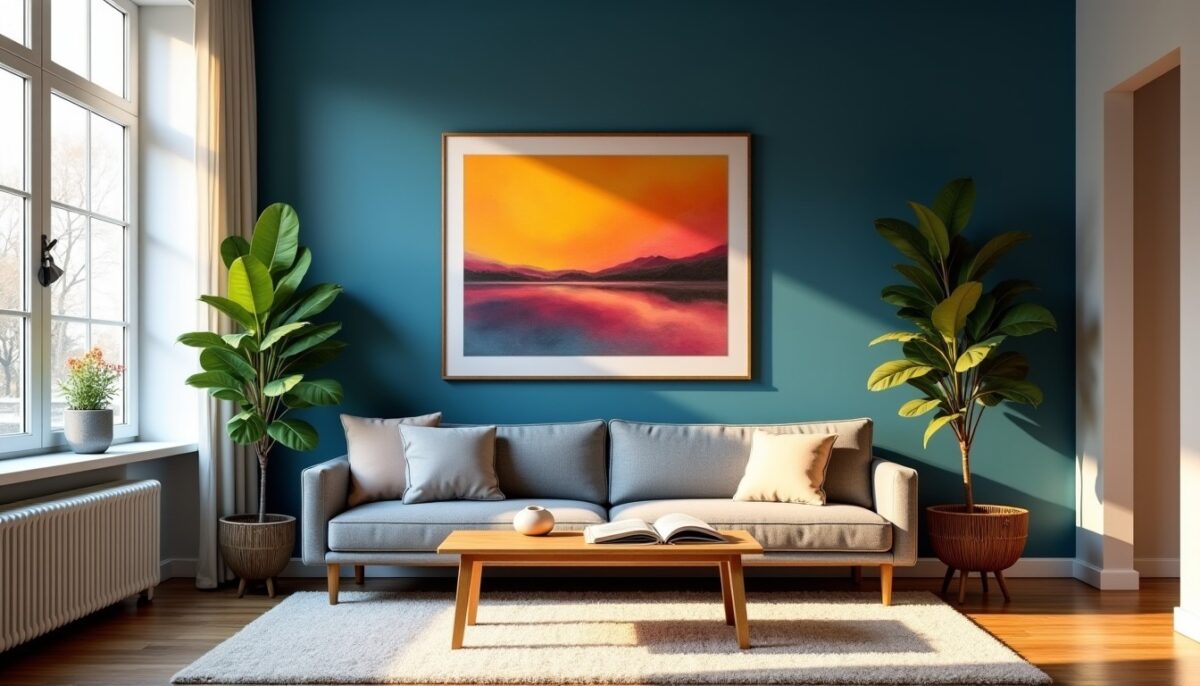 Bleu canard : astuces élégantes pour sublimer votre intérieur artistique