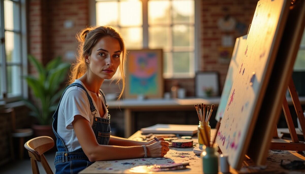 Une muse : quand l'inspiration artistique s'entrelace avec l'âme créative