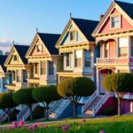 San Francisco et ses Painted Ladies : l’emblème éclatant de l’architecture victorienne
